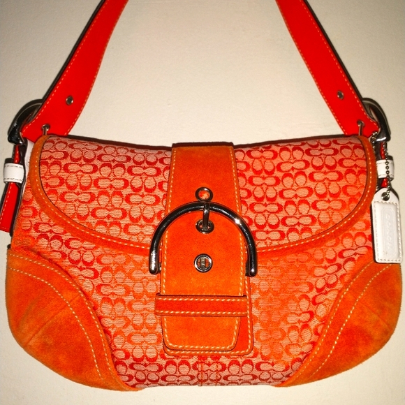 Coach Bags Vintage Beautifully Cared For Orange Coach Bag Poshmark